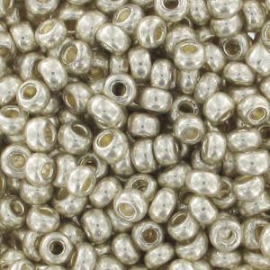Preciosa Seed beads 9/0 2.5 mm - Silver x20g