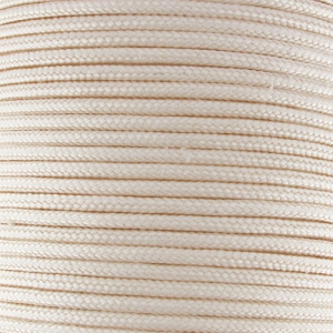 Braided silk thread 1,50 mm Cream x1m