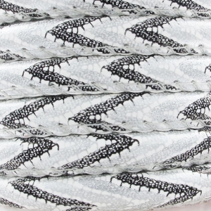 Synthetic cord with 6 mm Chevron Grey seam x 50cm