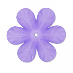 Flower 33 mm Violet Frosted