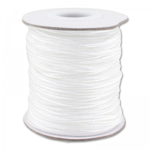 Soutache braid 2.5mm white x45m