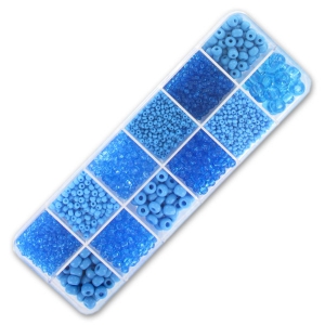 Seed beads assortment Preciosa Ornela Aquamarine x200g