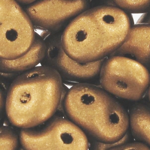 SuperDuo 2.5x5mm Golden Mat x10g