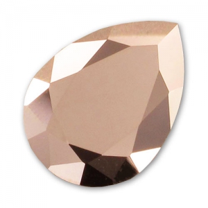 PureCrystal 4320 Pear Fancy Stone 14x10mm Crystal Rose Gold