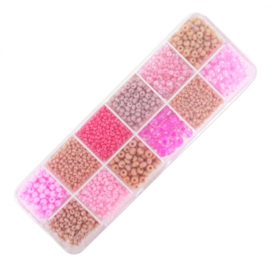 Seed beads assortment Preciosa Ornela Rose x200g