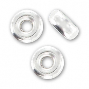 Sterling Silver Spacer beads 4,3x2,3mm x10