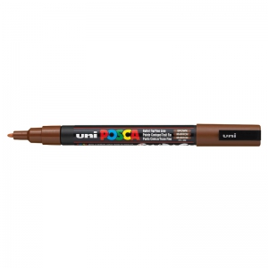 Marker Posca bullet tip fine 1.3 mm brown