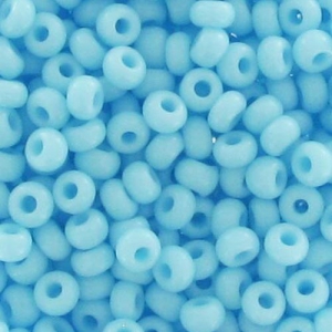 Preciosa Seed beads 9/0 2.5 mm - Aquamarine Opaque x20g