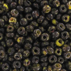 Preciosa Seed beads 9/0 2.5 mm - Yellow Travertine x10g