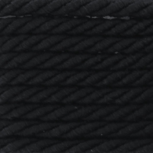 Twisted cord 2.5 mm black x 2m