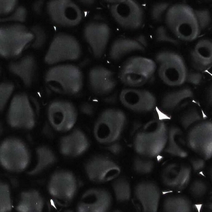 Miyuki Fringe beads 3.4mm DP28-0401F - Mat Black x8g