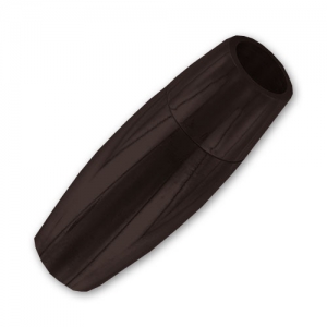 Magnetic clasp for 6mm cords stainless steel Black x1