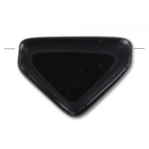 Triangles 12x9 mm Jet x15