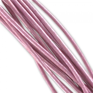 Leather cord 1,5mm Antique Rose x 2m