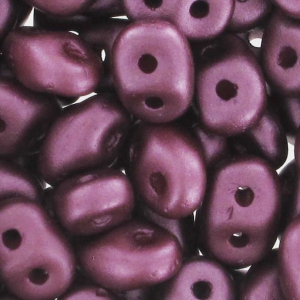 SuperDuo 2.5x5mm Pastel Burgundy x10g