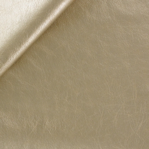 sheet faux-leather 50x30 cm gold tone metalized x1