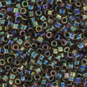 Miyuki Delica 11/0 DB0089 - Blue Lined Light Topaz AB