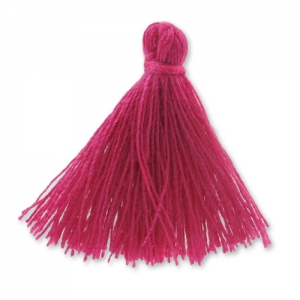 Cotton tassel  27-30 mm Dark Fuschia x1