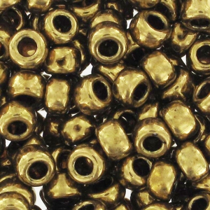 Miyuki Seed beads 8/0 457L - Metallic Light Bronze x8g