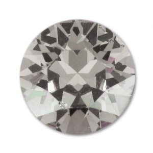 PureCrystal 1088 Round Stone 3mm Black Diamond x20