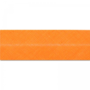 Polycotton ribbon  20mm Orange x 1m