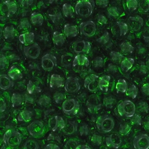 Preciosa Seed Beads 11/0 2 mm - Bottle Green x 20 g