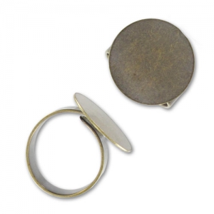 adjustable rind with 18mm plate bronze x1