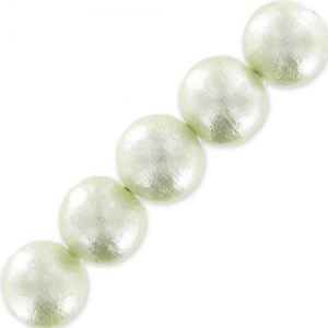 Cotton Pearls Miyuki 10 mm green aqua x15