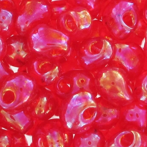 Miyuki Fringe beads 3.4mm DP254 - Tr Red AB x8g