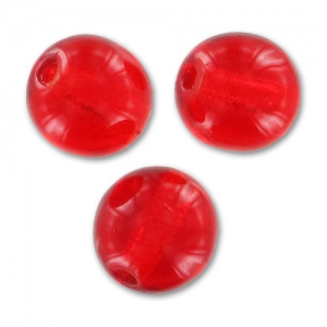 Round beads 6mm Light Siam x25