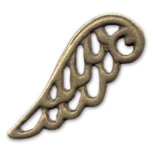 Spacer angel wing 24mm Bronze tone x1
