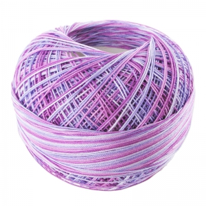cotton yarn Lizbeth size 40 Grape Splash n°165 x274m