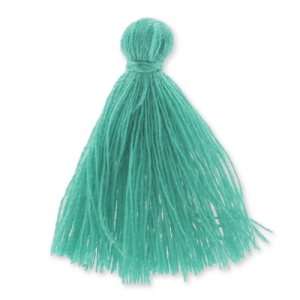 Cotton tassel  27-30 mm Teal x1