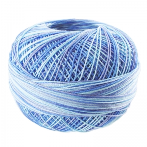 cotton yarn Lizbeth size 40 Artic Waters n°185 x274m