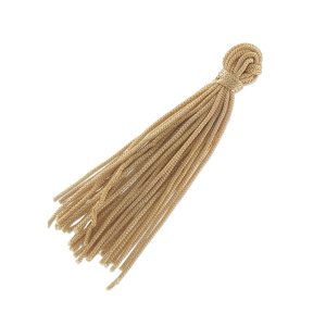 Textile tassel unattached 7.5cm Sand