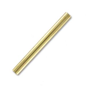 straight Tubes 30x3mm gold tone x20