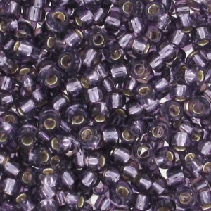 Miyuki Seed beads 11/0 24 - Silver Lined Amethyst x8g