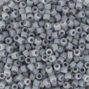 Miyuki Delica 11/0 DB1589 - Mat Opaque Ghost Gray