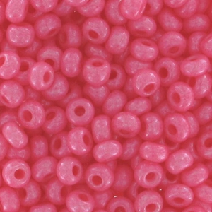 Preciosa Seed Beads 11/0 2 mm - Opaque Pink x 20 g