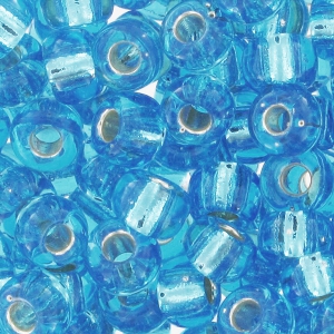 Miyuki Seed beads 8/0 2429 - Dark Aqua Silverline