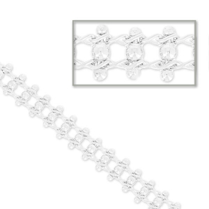 Ball chain trio 5.7mm silver tone x 50cm