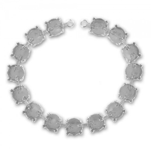 Tennis Bracelet base 1028/1088/1122 8mm Rhodium tone x1