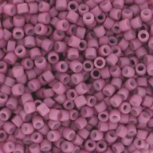 Miyuki Delica 11/0 DB0800 - Dyed Semi Matte Opaque Antique Rose