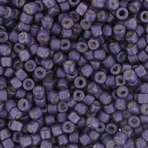 Miyuki Delica 11/0 DB1174 - Galvanized Matte Eggplant