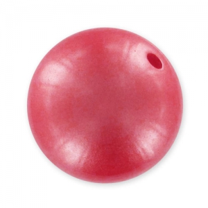 Round powder bead 16mm Cherry x1