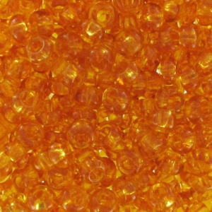 Preciosa 9/0 Seed Beads, 2.5 mm - Topaz, 10 g