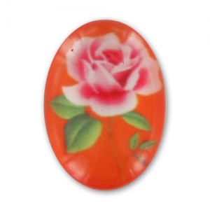 Resin Cabochon Flower 18x13mm Hyacinth x1