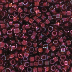 Miyuki Delica 11/0 DB0120 - Dark Topaz Claret Luster