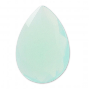 Pear Cabochon 30X20 mm Mint Opal x1