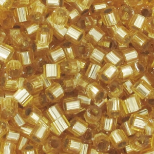 Miyuki Delica 10/0 Hex Cut DBMC0042 - Silver Lined Gold x8gr